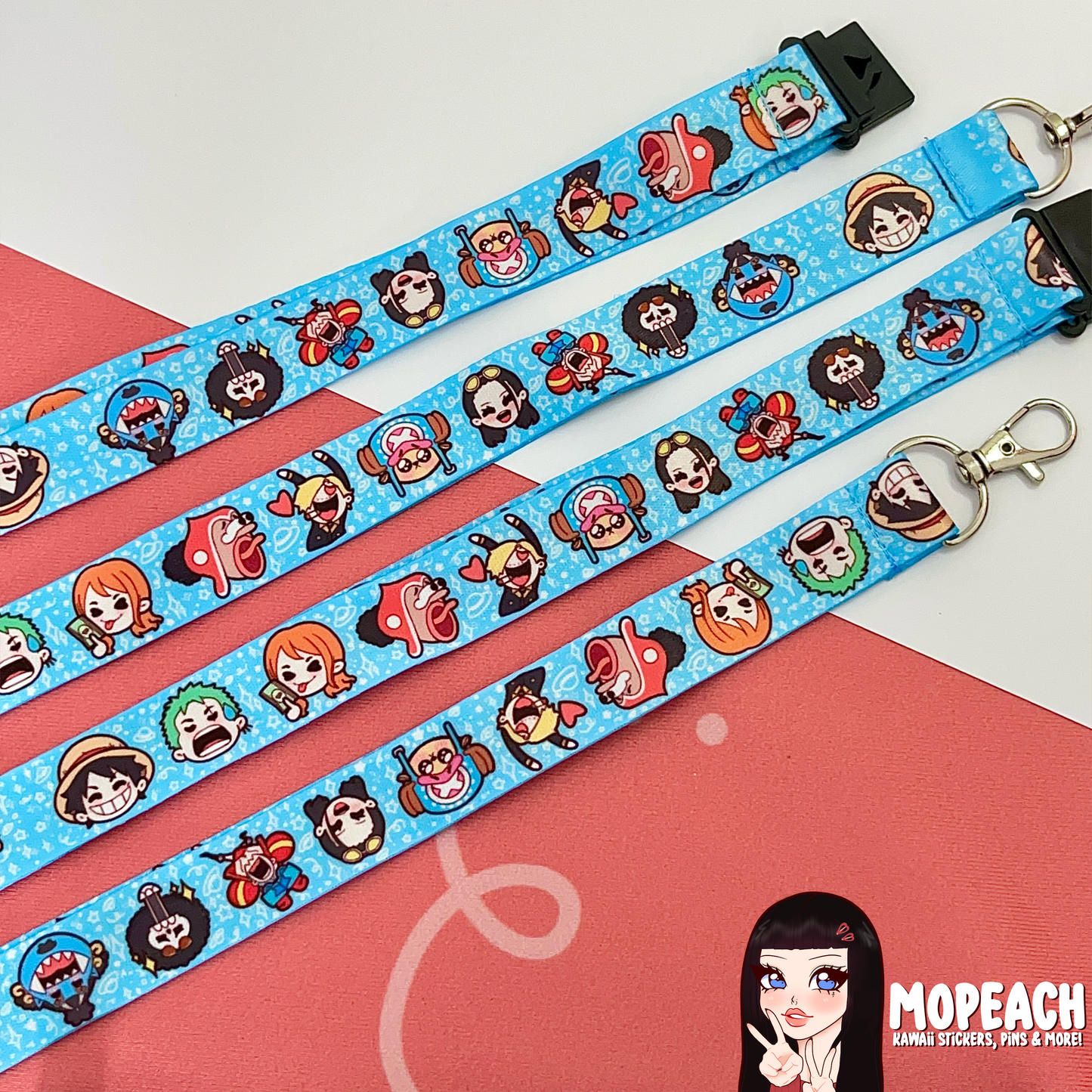 Straw Pirates Chibi Lanyard
