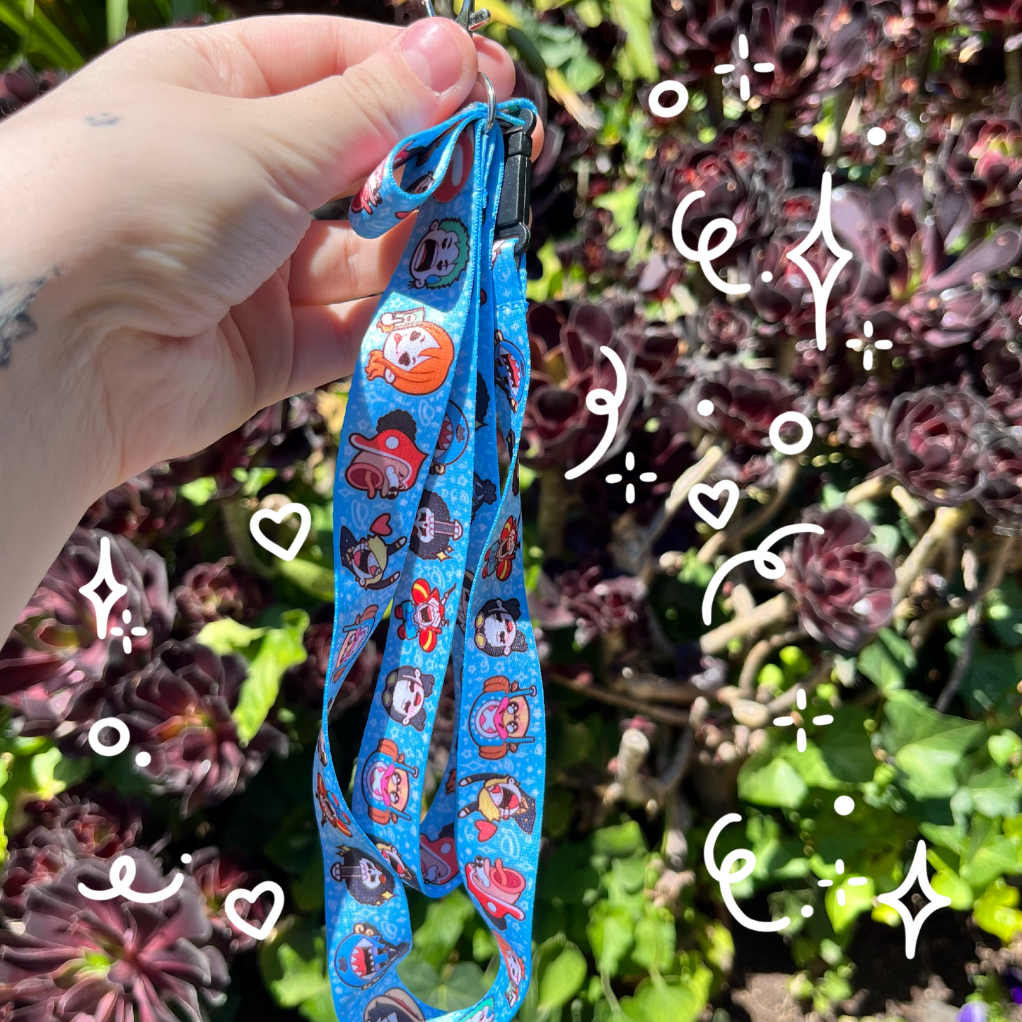 Straw Pirates Chibi Lanyard