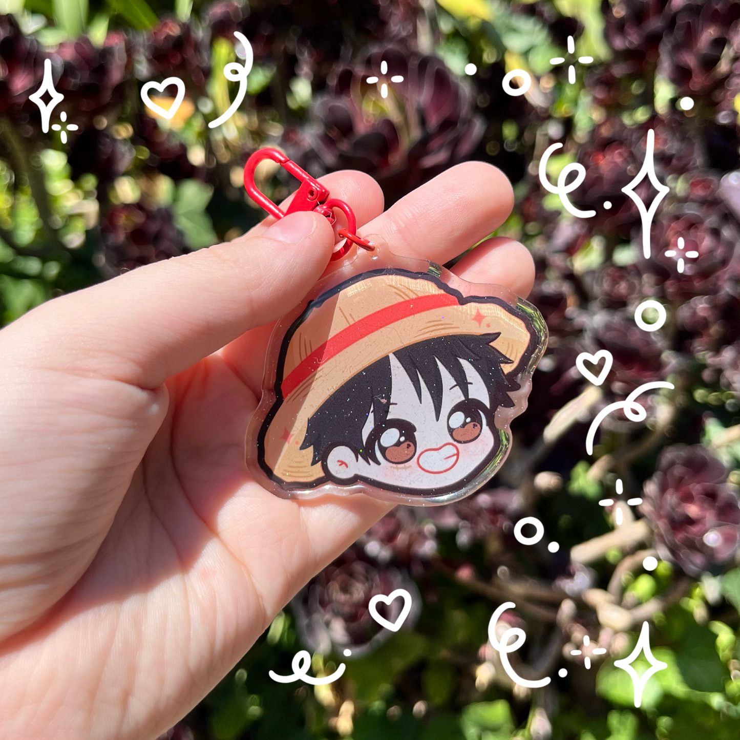 Luffy Acrylic Keychain