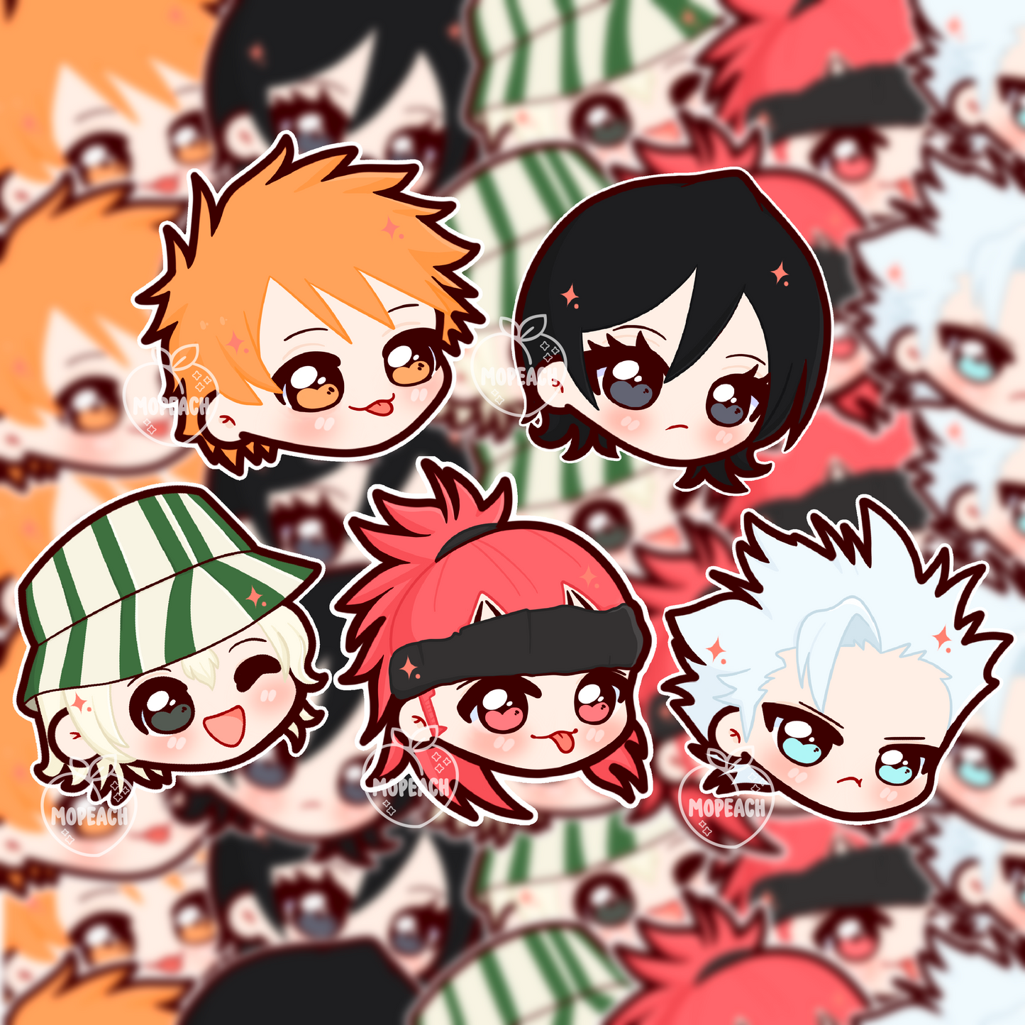 Soul Reaper Chibi Stickers