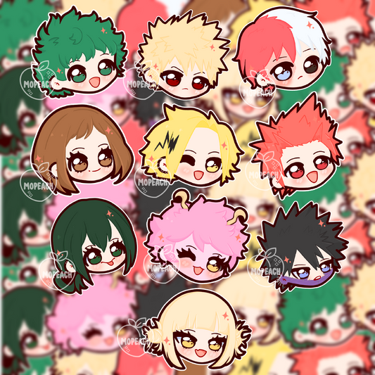 Class Heroes Chibi Stickers