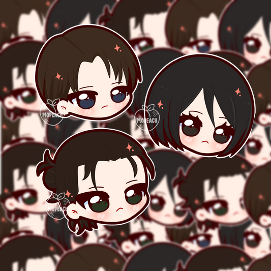 Survey Corps Chibi Stickers