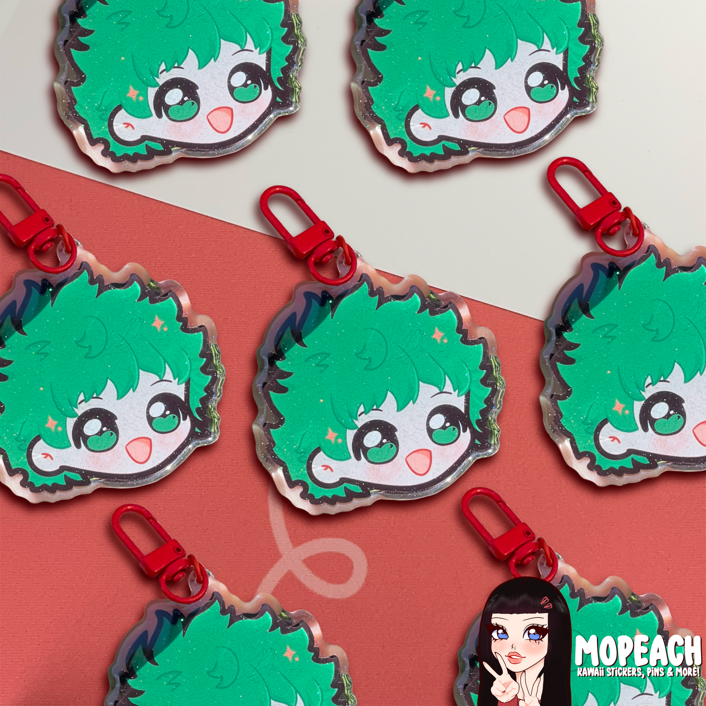 Izuku Acrylic Keychain