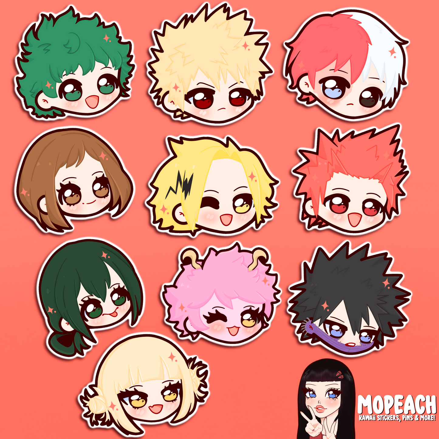 Class Heroes Chibi Stickers