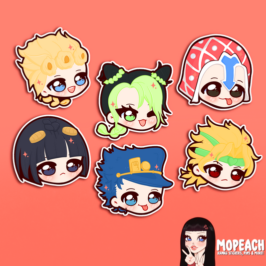 Jostar Chibi Stickers