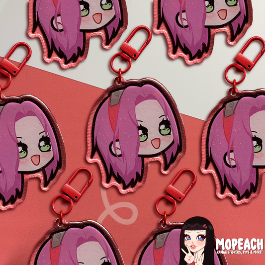 Sakura Acrylic Keychain
