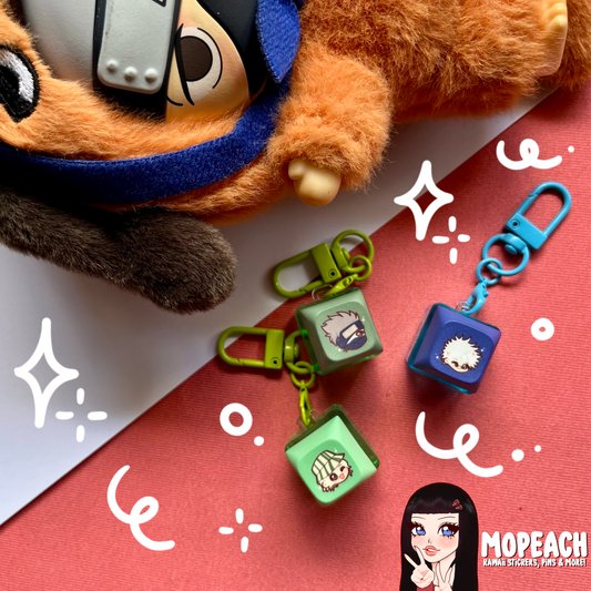 Anime Sensei Keyboard Keychains